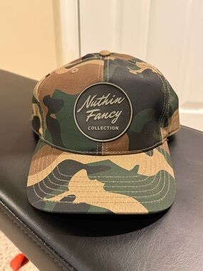 Nuthin Fancy Camo Trucker Hat